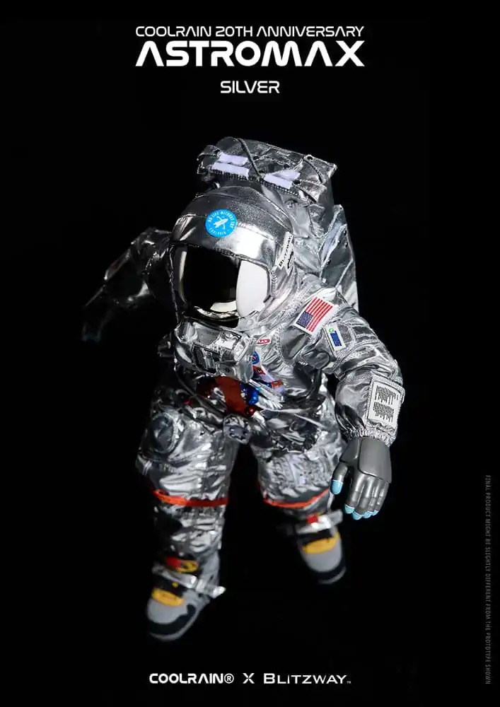 Coolrain Blue Labo Series Action Figure 1/6 Astromax (Silver Version) 32 cm product photo