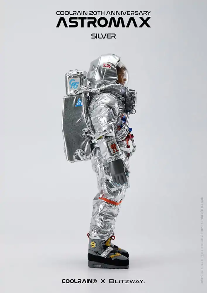 Coolrain Blue Labo Series Action Figure 1/6 Astromax (Silver Version) 32 cm product photo