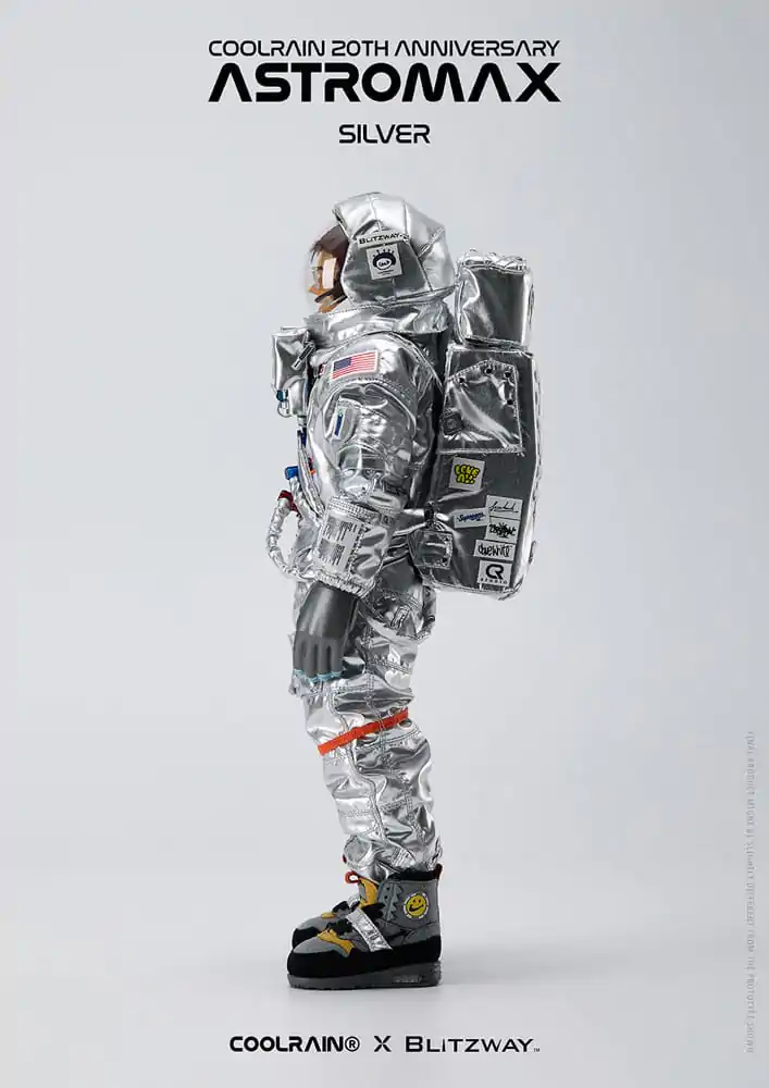 Coolrain Blue Labo Series Action Figure 1/6 Astromax (Silver Version) 32 cm product photo