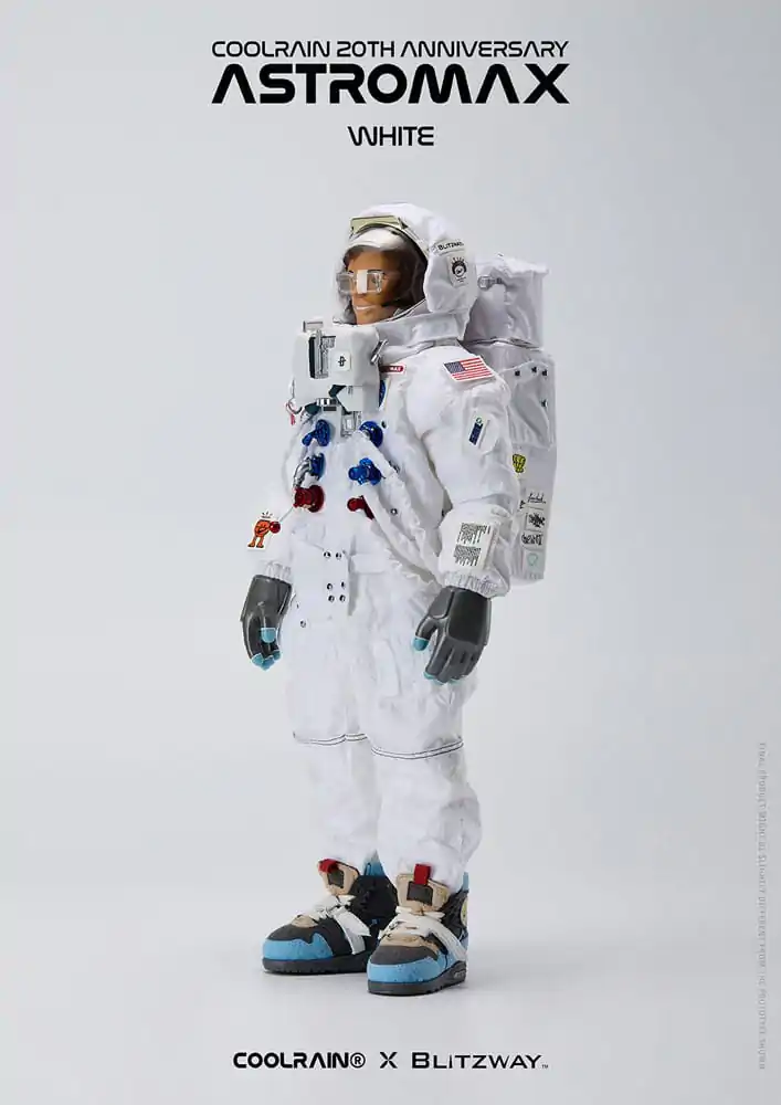 Coolrain Blue Labo Series Action Figure 1/6 Astromax (White Version) 32 cm product photo