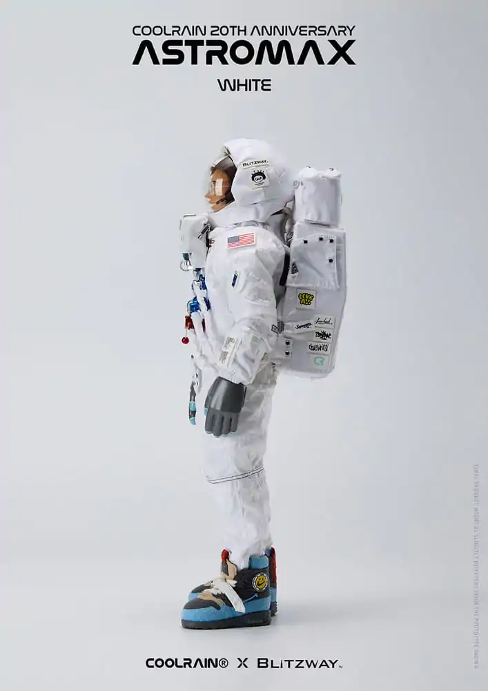 Coolrain Blue Labo Series Action Figure 1/6 Astromax (White Version) 32 cm product photo
