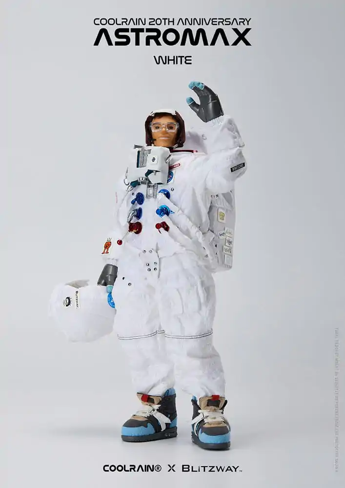 Coolrain Blue Labo Series Action Figure 1/6 Astromax (White Version) 32 cm product photo