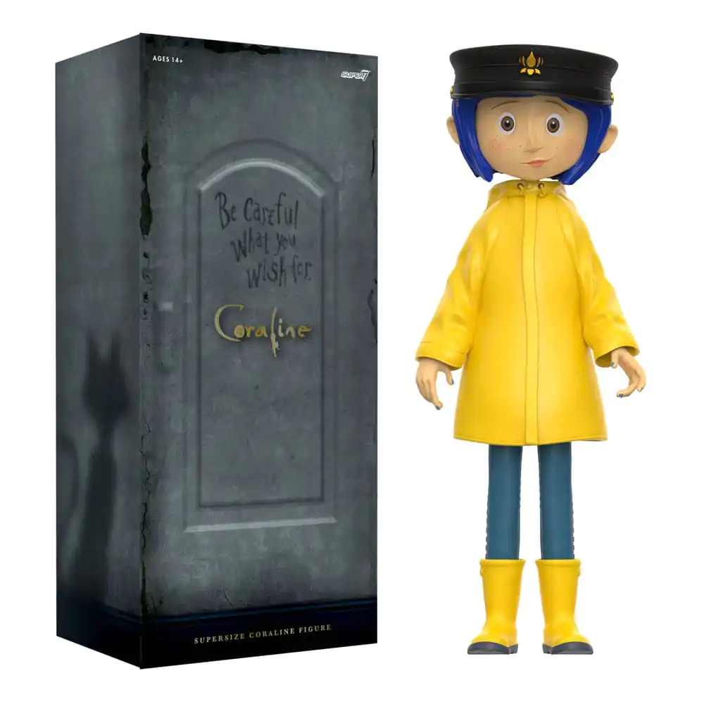 Coraline Supersize Vinyl Action Figure Coraline with Hat (Button Eyes) 40 cm termékfotó