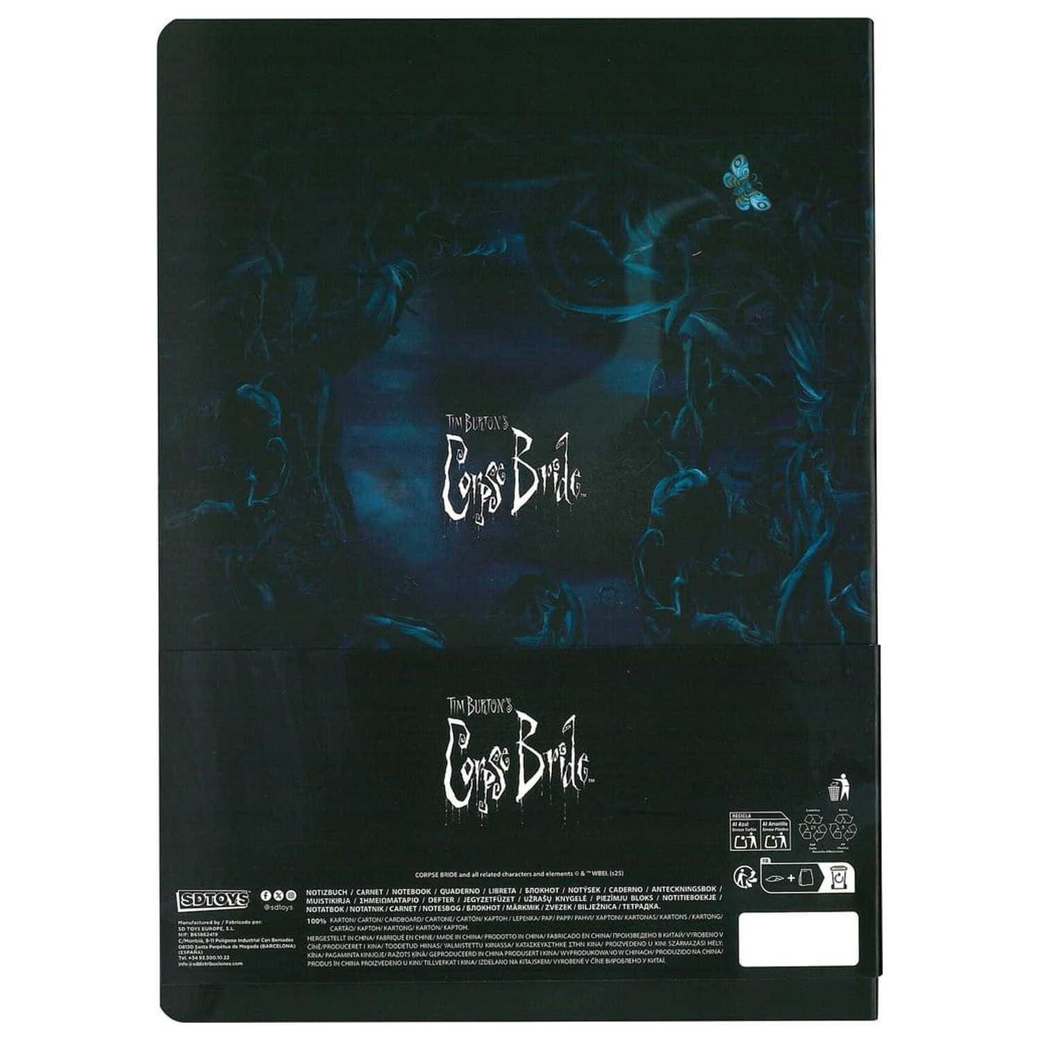 Corpse Bride Softcover Notebook Movie Poster 21 cm product photo