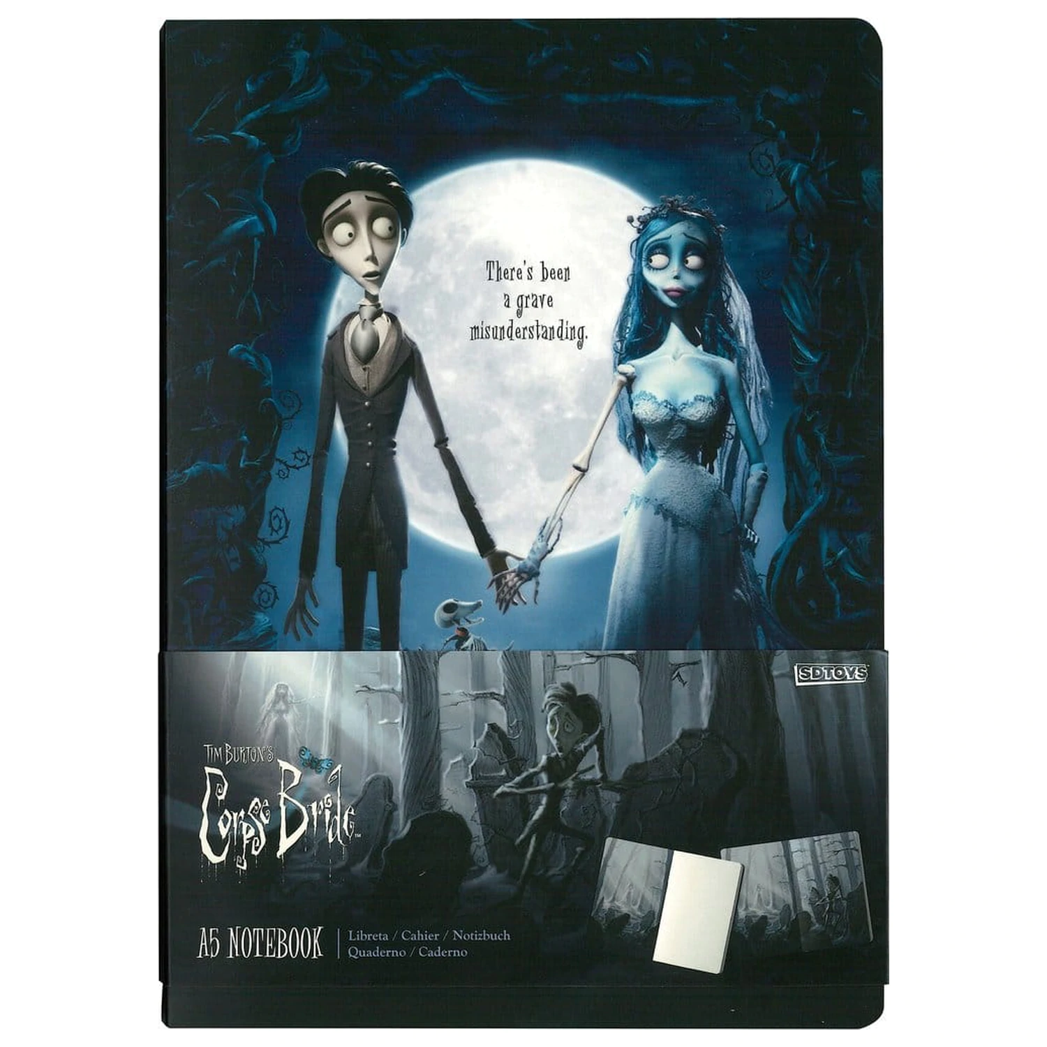 Corpse Bride Softcover Notebook Movie Poster 21 cm product photo