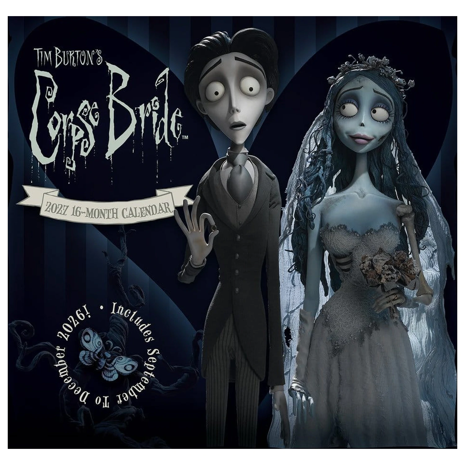 Corpse Bride Calendar 2027 30 x 30 cm product photo