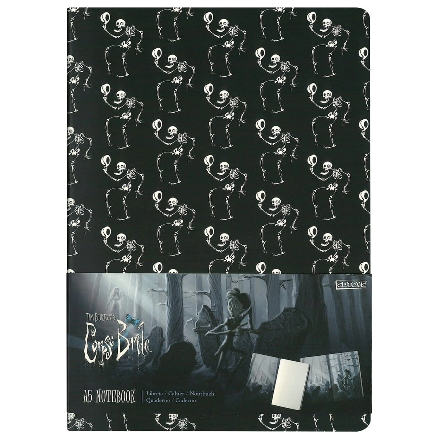 Corpse Bride Softcover Notebook Skeleton ver. A 21 cm product photo