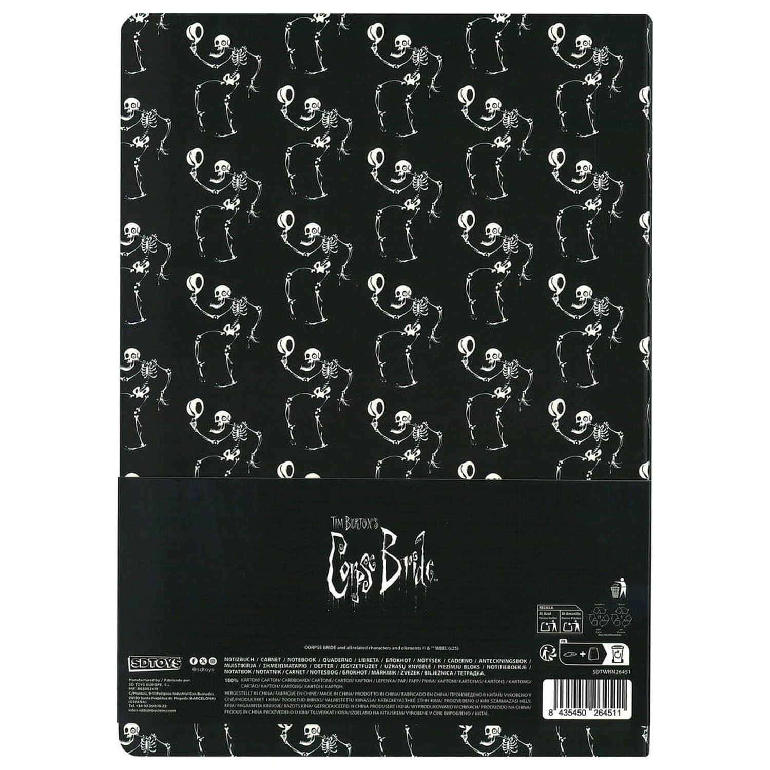 Corpse Bride Softcover Notebook Skeleton ver. A 21 cm product photo