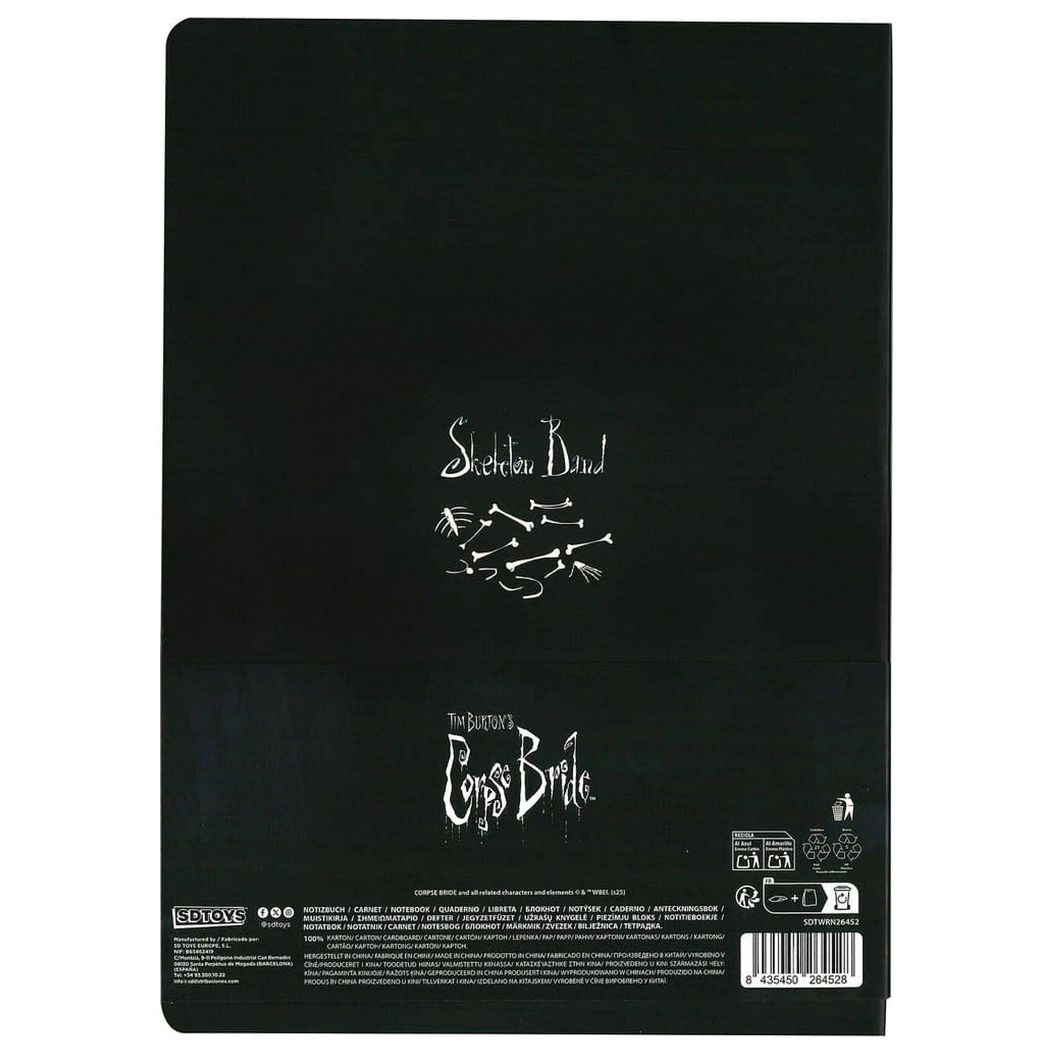 Corpse Bride Softcover Notebook Skeleton ver. B 21 cm product photo