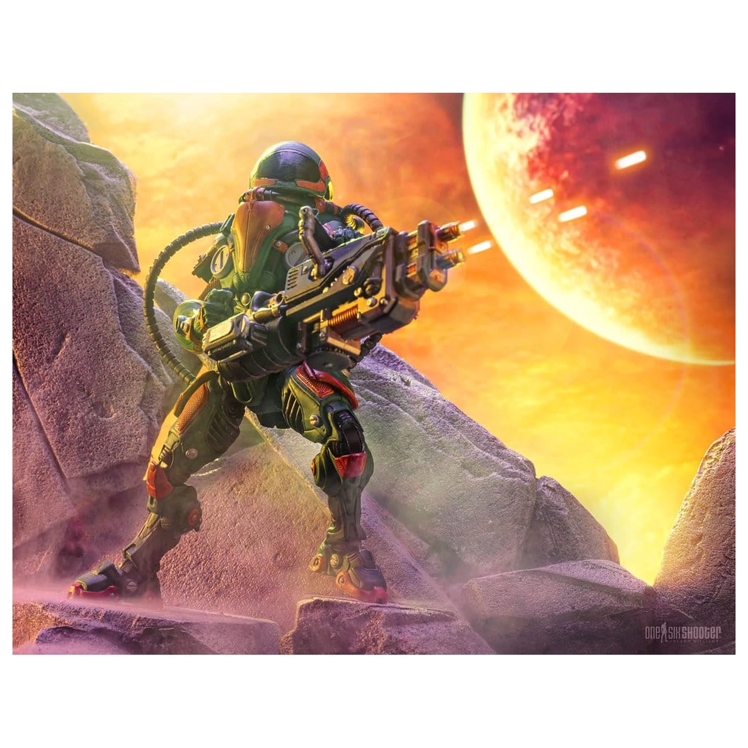 Cosmic Legions Action Figure T.U.5.C.C. Heavy Gunner product photo