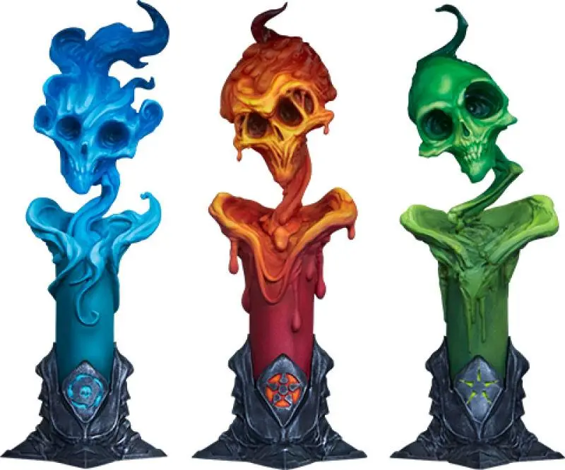 Court of the Dead Court Statue 3-Pack The Lighter Side of Darkness: Faction Candle 18 cm product photo