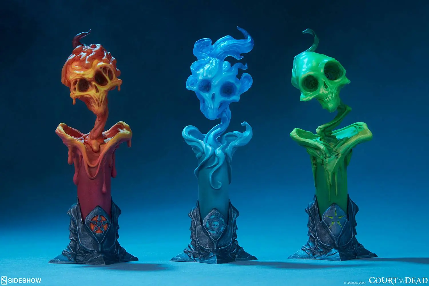 Court of the Dead Court Statue 3-Pack The Lighter Side of Darkness: Faction Candle 18 cm product photo