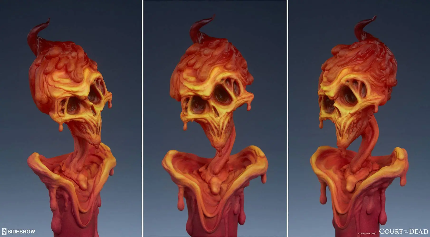 Court of the Dead Court Statue 3-Pack The Lighter Side of Darkness: Faction Candle 18 cm product photo