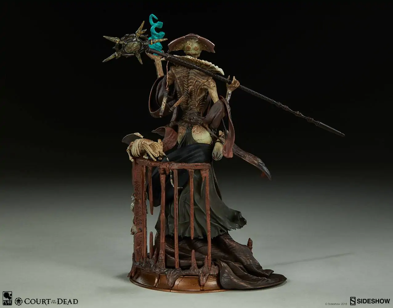 Court of the Dead PVC Statue Xiall - Osteomancers Vision 33 cm product photo