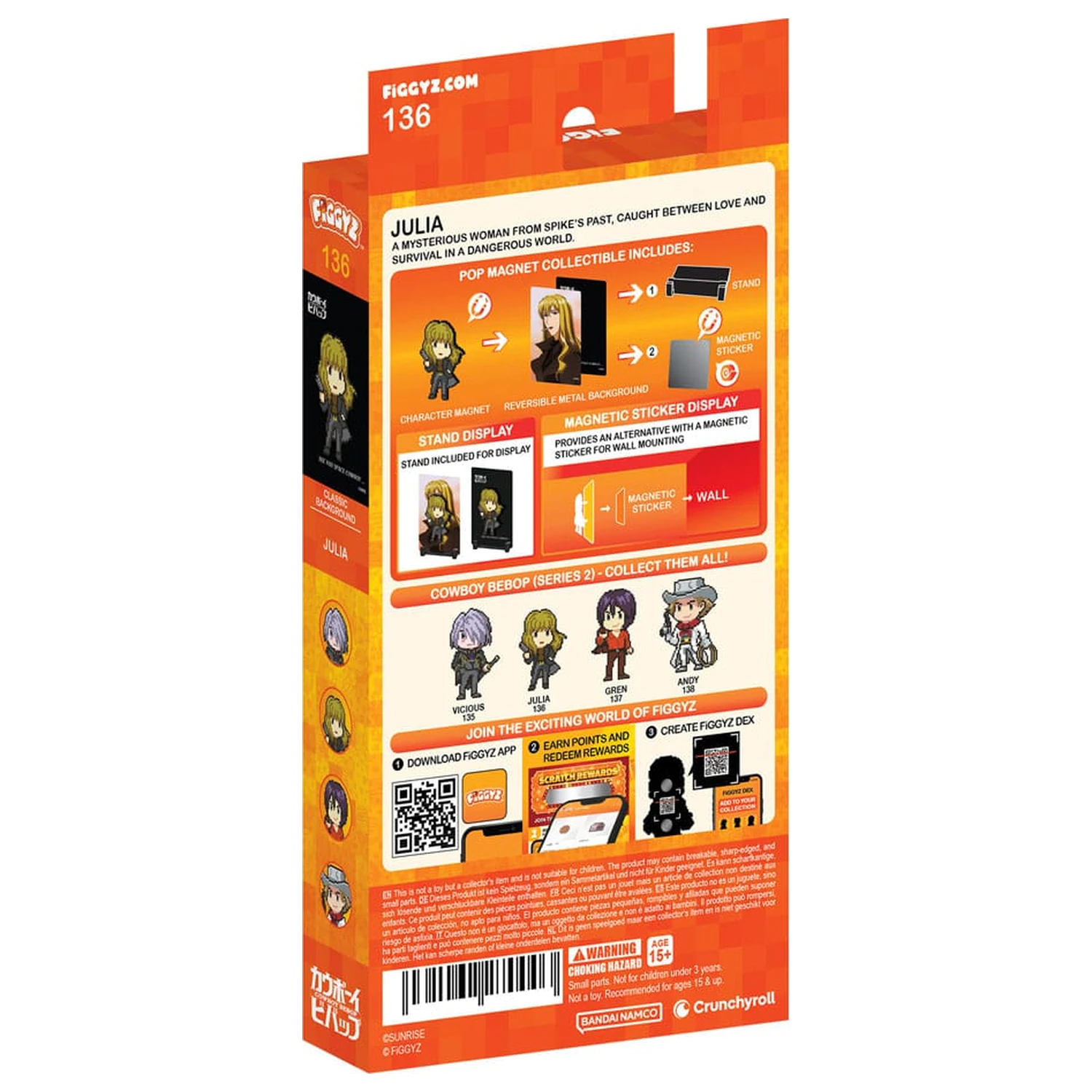 Cowboy Bebop FiGGYZ Magnet Collectible Julia 11 cm product photo