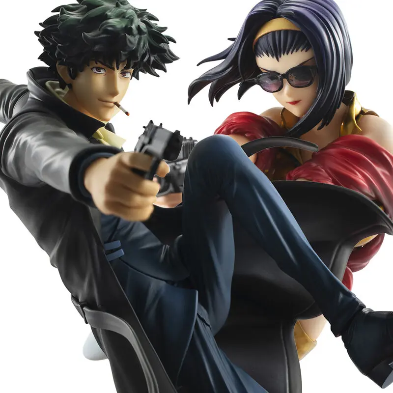 Cowboy Bebop PVC Statues 1/8 Spike Spiegel &amp; Faye Valentine 1st GIG 20 cm product photo