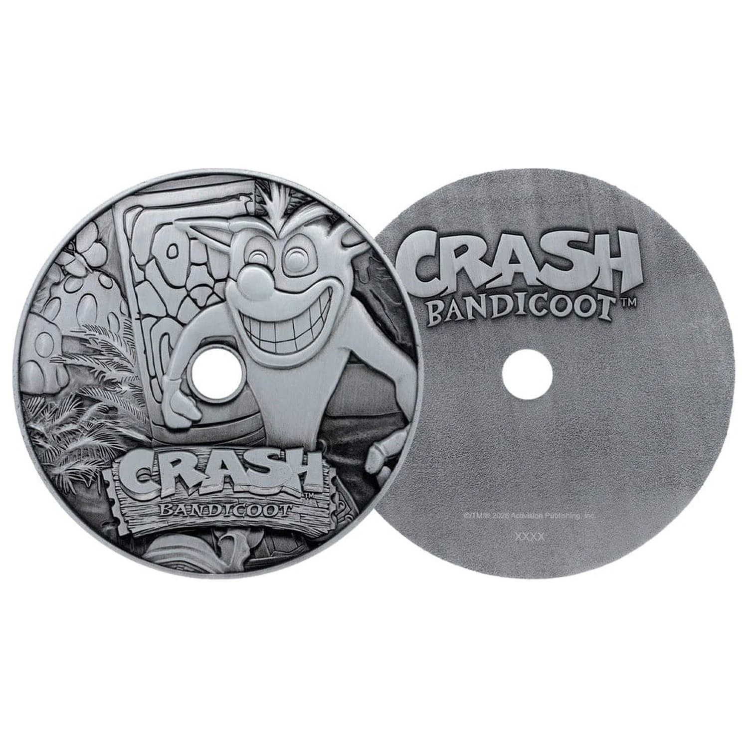 Crash Bandicoot Replica Metal CD-ROM Collectible Limited Edition 11 cm product photo