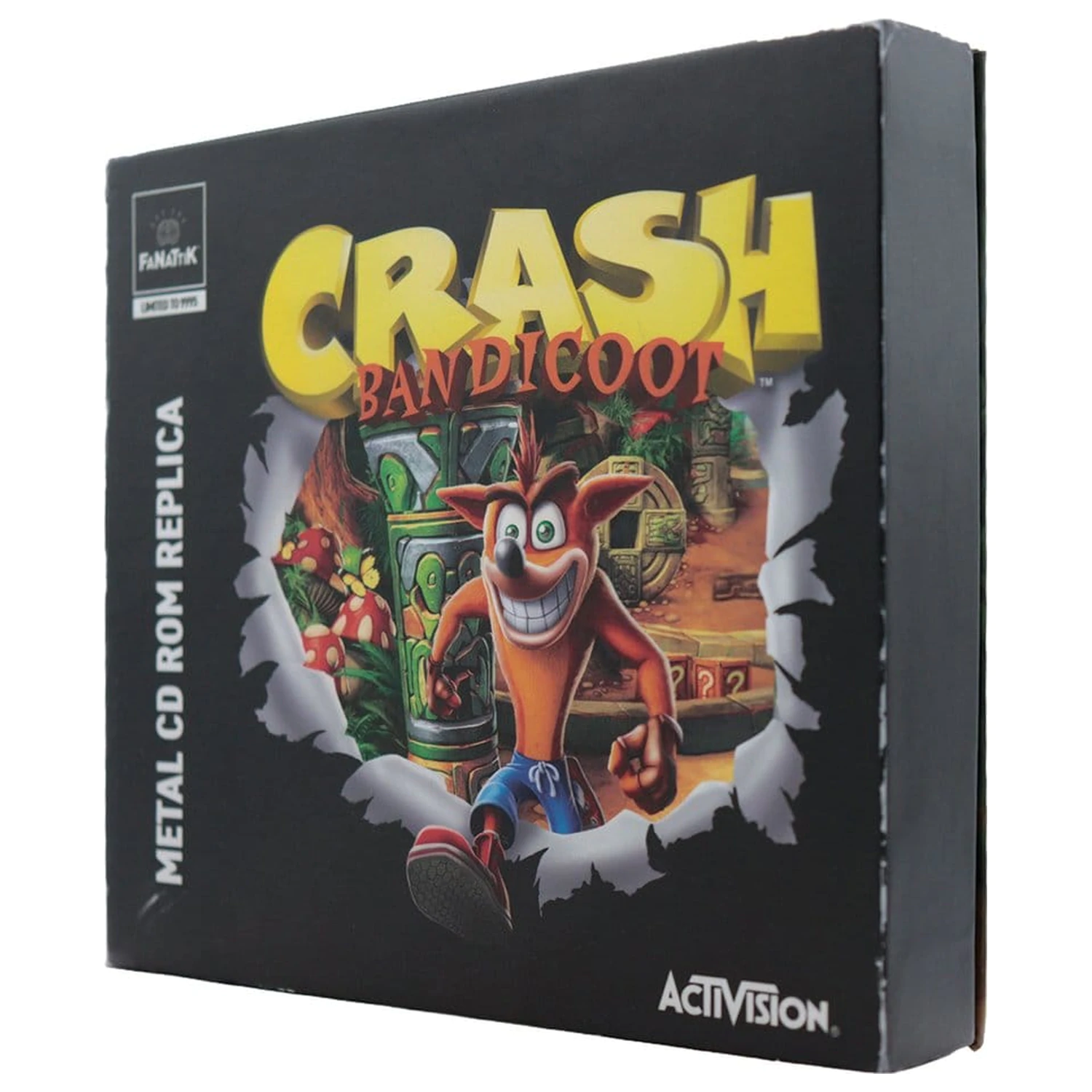 Crash Bandicoot Replica Metal CD-ROM Collectible Limited Edition 11 cm product photo