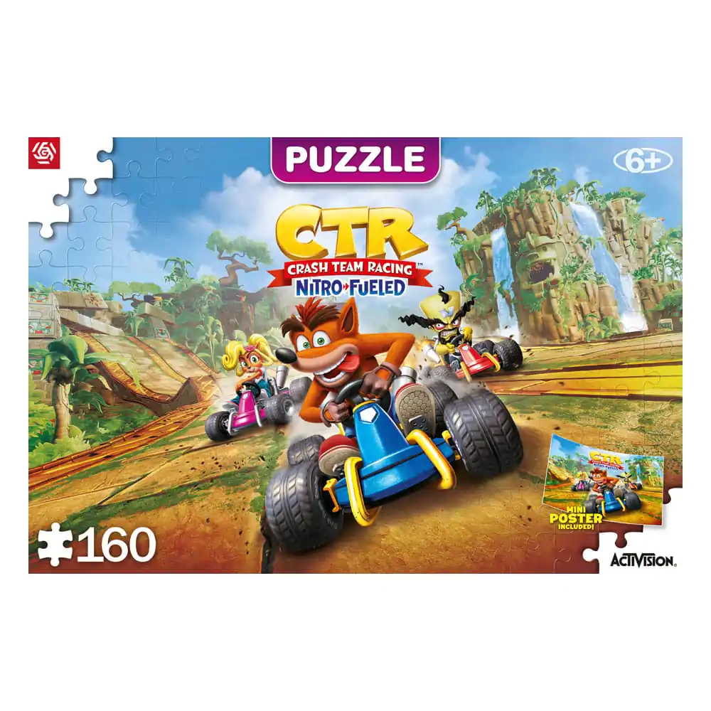 Crash Bandicoot Kids Puzzle Team Racing Nitro-Fueled (160 pieces) termékfotó