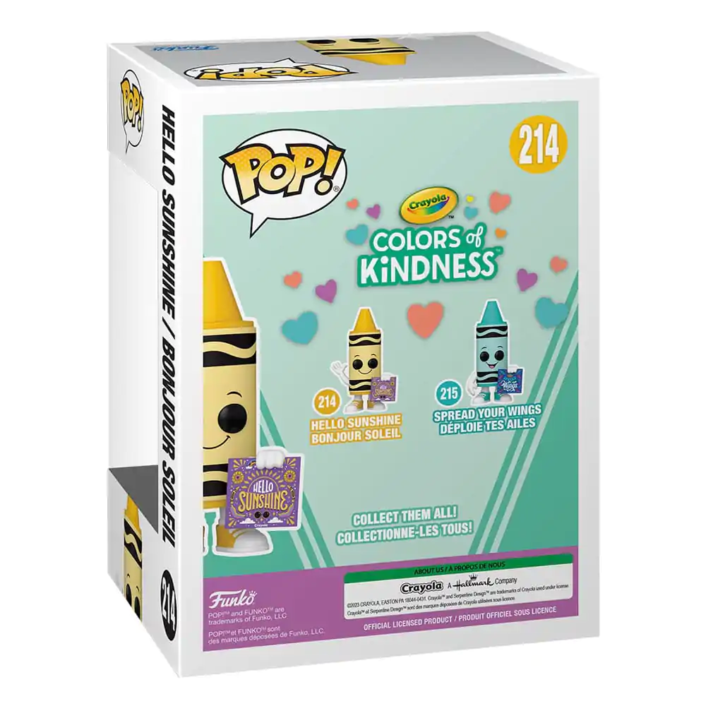 Crayola POP! Vinyl Figure Yellow Crayon(Kindness) 9 cm product photo