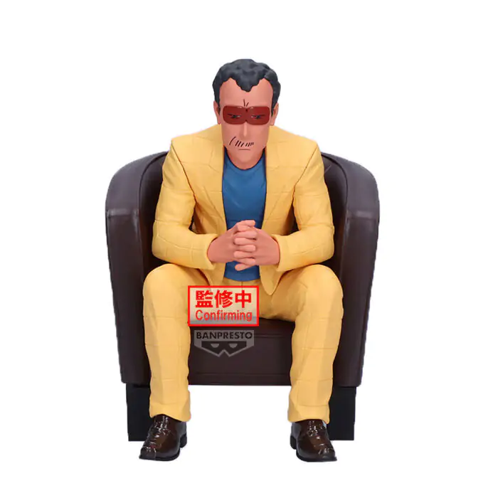 Crayon Shinchan Encho Sensei figure 13cm product photo