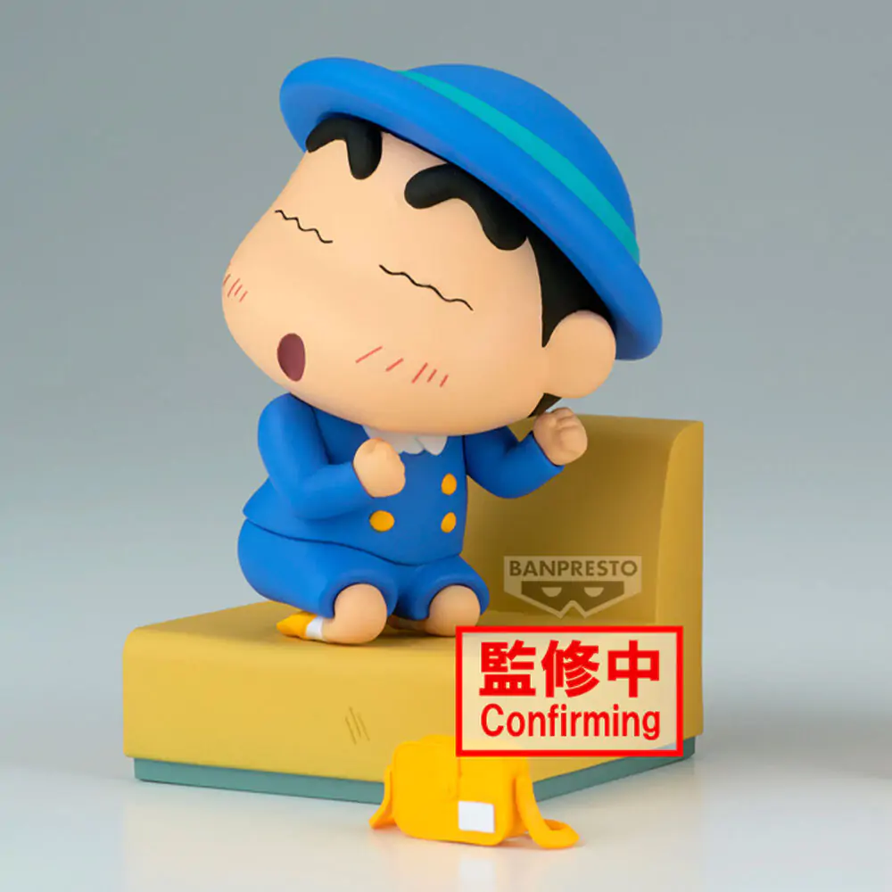 Crayon Shinchan Nakayoshi Memories Let's Go To Kindergarten Shinnosuke figure 10cm product photo