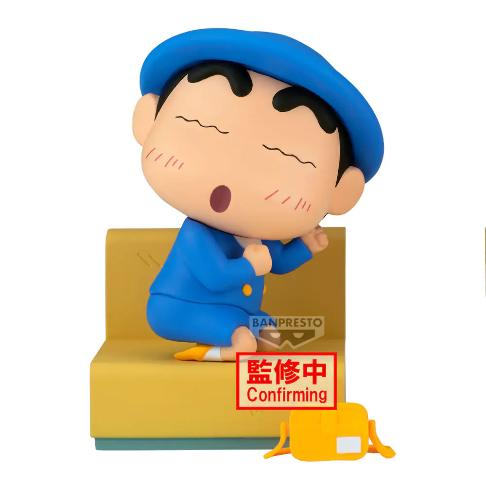 Crayon Shinchan Nakayoshi Memories Let's Go To Kindergarten Shinnosuke figure 10cm product photo