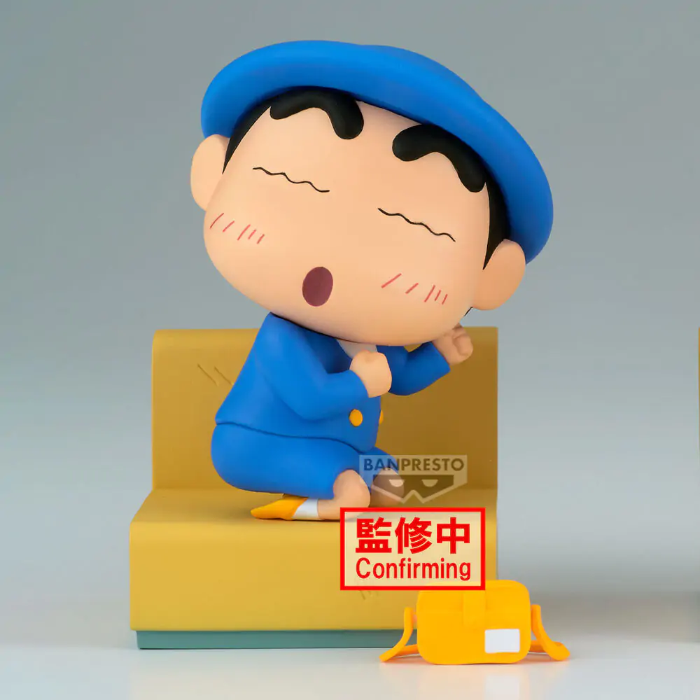 Crayon Shinchan Nakayoshi Memories Let's Go To Kindergarten Shinnosuke figure 10cm product photo