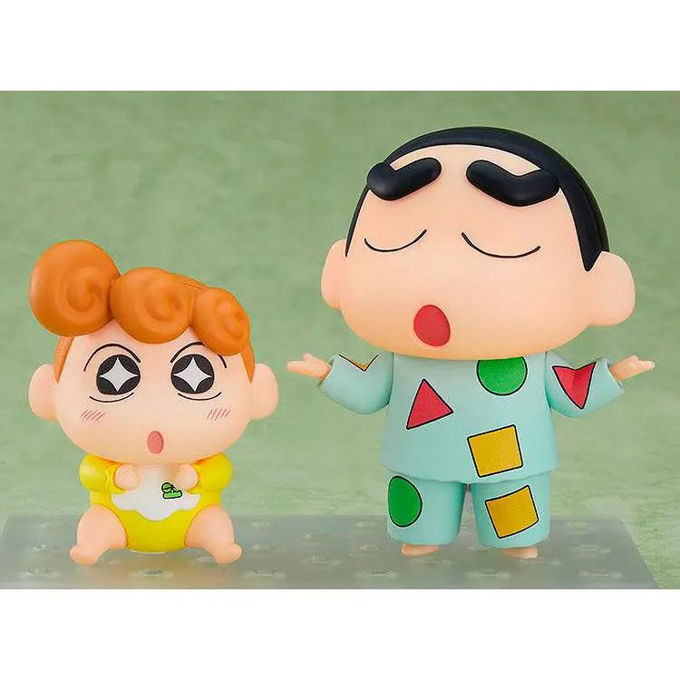 Crayon Shin-Chan Nendoroid Action Figure Shinnosuke Nohara Pajama Ver. &amp; Himawari 8 cm product photo