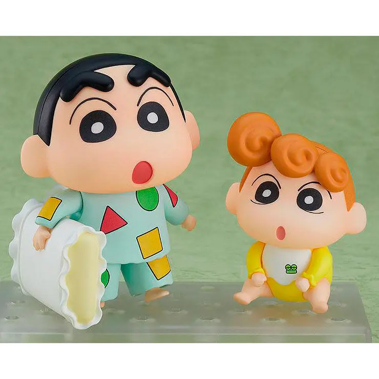 Crayon Shin-Chan Nendoroid Action Figure Shinnosuke Nohara Pajama Ver. &amp; Himawari 8 cm product photo