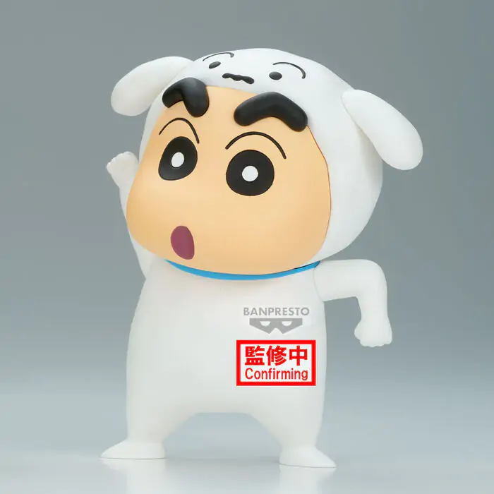 Crayon Shinchan Shiro Shinchan figure 11cm product photo