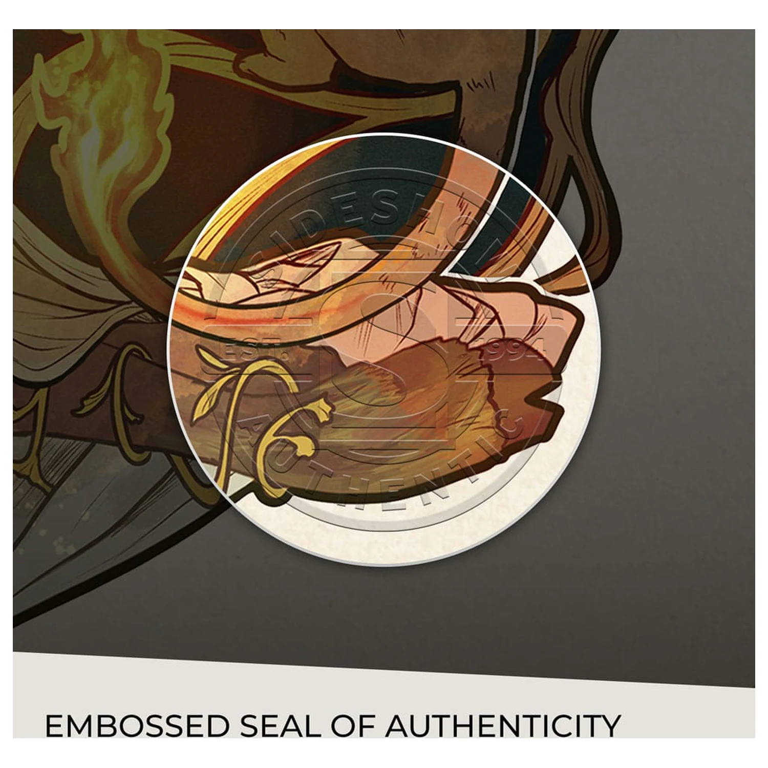 Critical Role Art Print Ashley Johnson: 10th Anniversary Art Nouveau Illustrations 46 x 28 cm - unframed product photo
