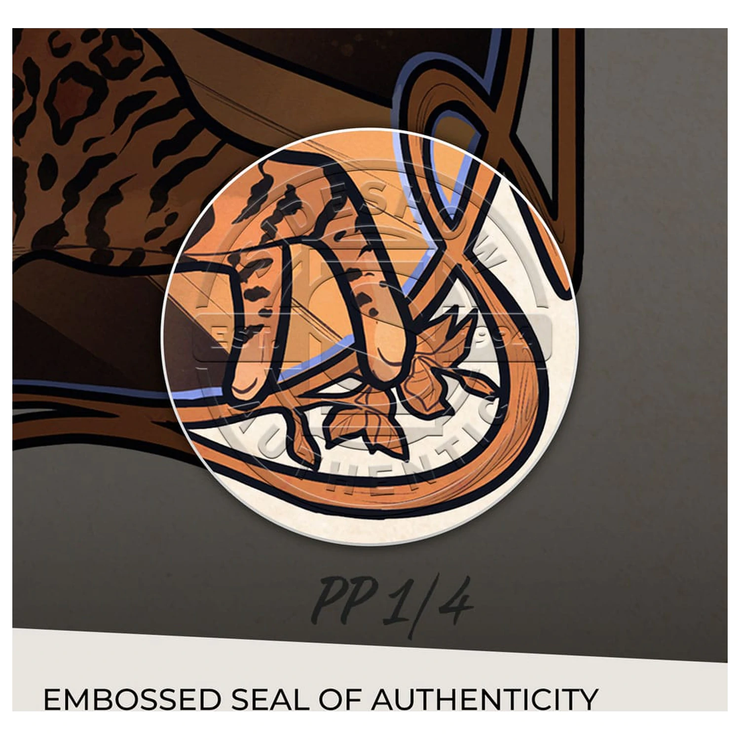 Critical Role Art Print Liam O'Brien: 10th Anniversary Art Nouveau Illustrations 46 x 28 cm - unframed product photo