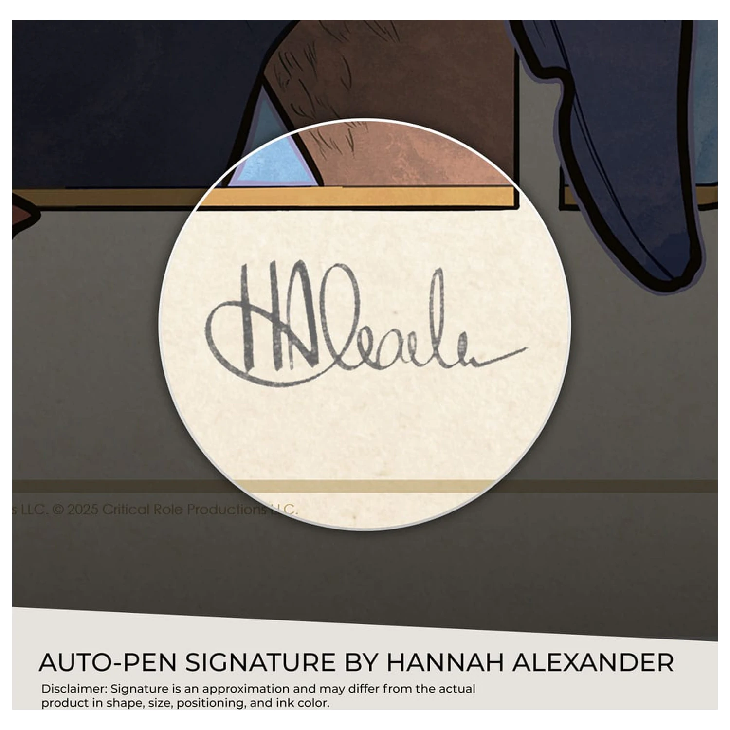 Critical Role Art Print Marisha Ray: 10th Anniversary Art Nouveau Illustrations 46 x 28 cm - unframed product photo