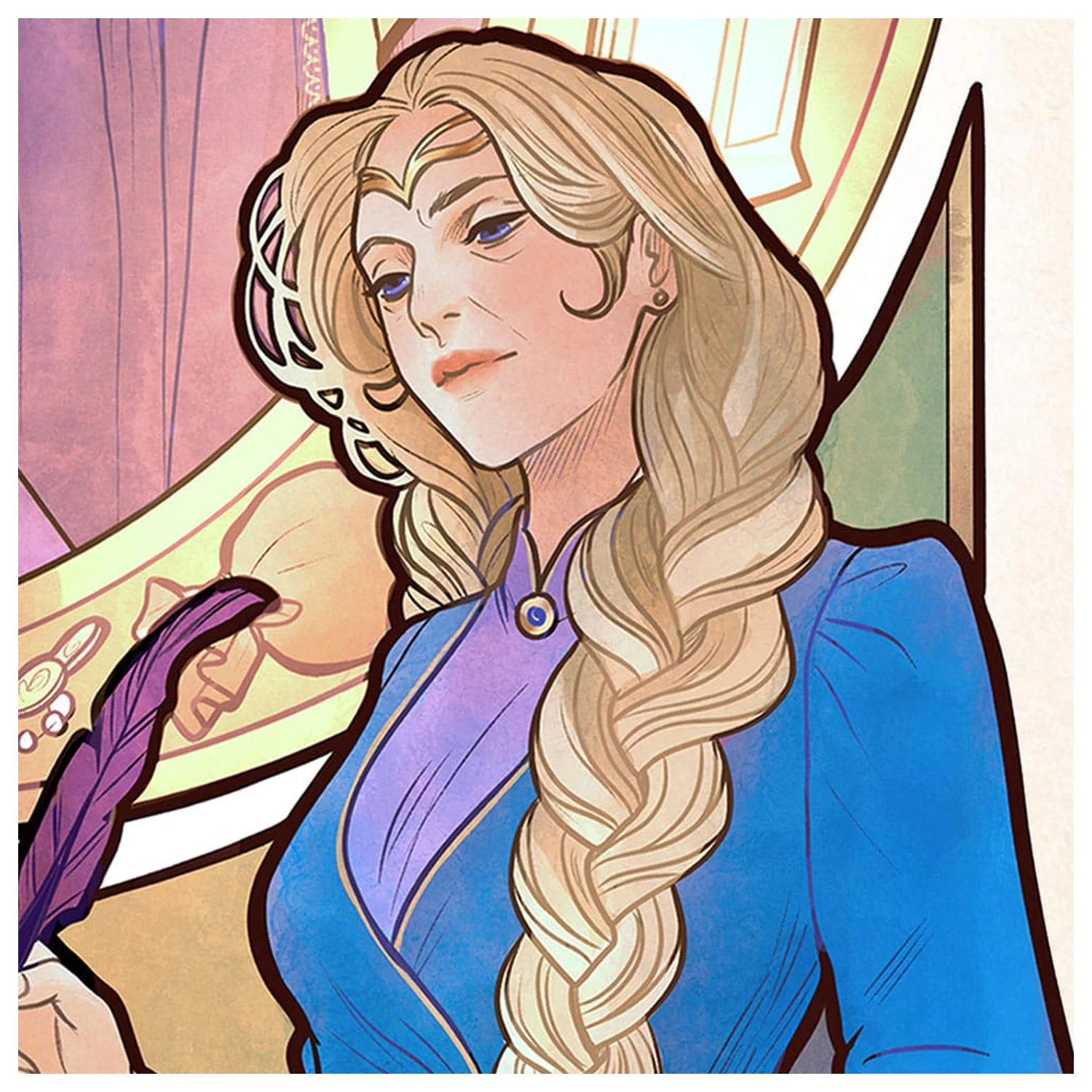 Critical Role Art Print Matthew Mercer: 10th Anniversary Art Nouveau Illustrations 46 x 28 cm - unframed product photo