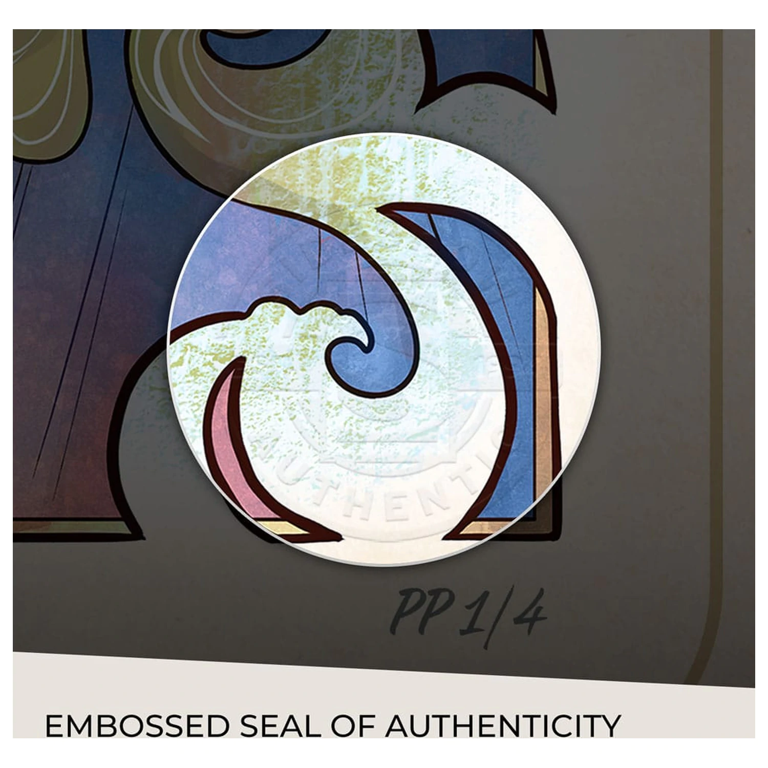 Critical Role Art Print Matthew Mercer: 10th Anniversary Art Nouveau Illustrations 46 x 28 cm - unframed product photo