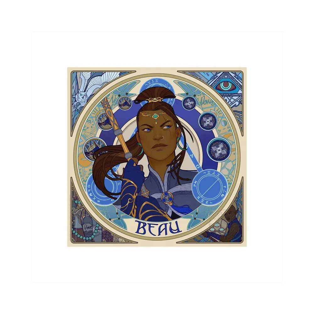 Critical Role Art Print Mighty Nein Portrait Series: Beau 35 x 35 cm - unframed product photo