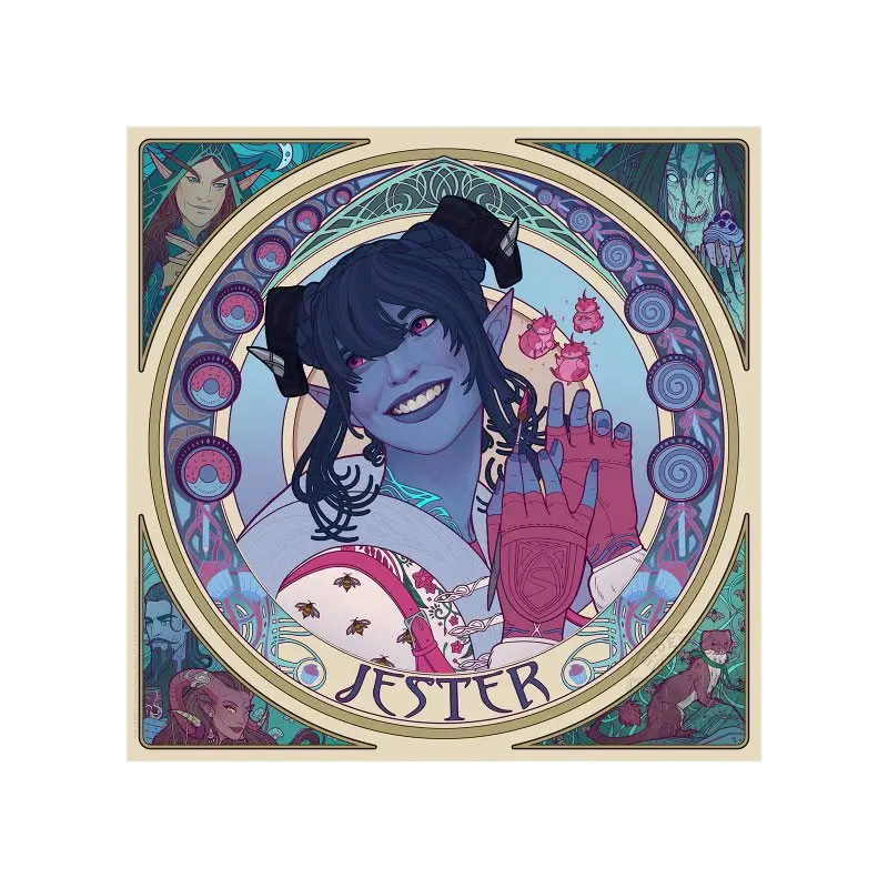 Critical Role Art Print Mighty Nein Portrait Series: Jester 35 x 35 cm - unframed product photo