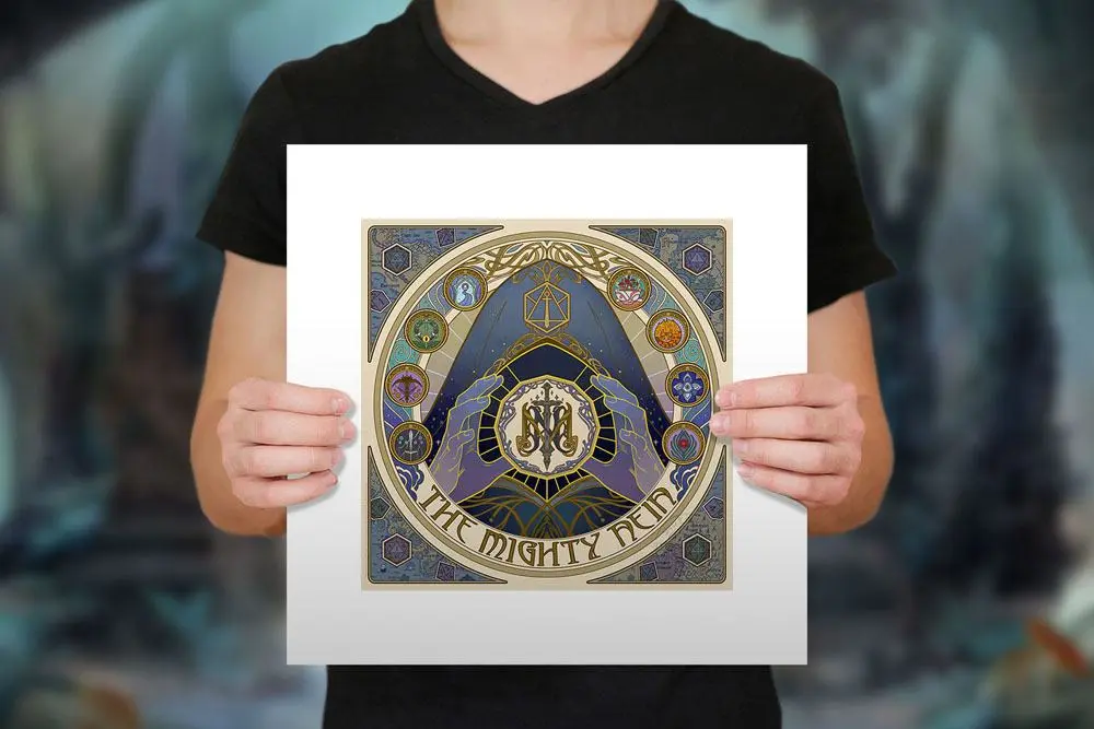 Critical Role Art Print Mighty Nein Portrait Series: The Hands of Fate 35 x 35 cm - unframed product photo