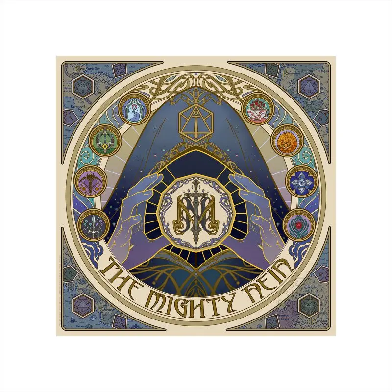 Critical Role Art Print Mighty Nein Portrait Series: The Hands of Fate 35 x 35 cm - unframed product photo