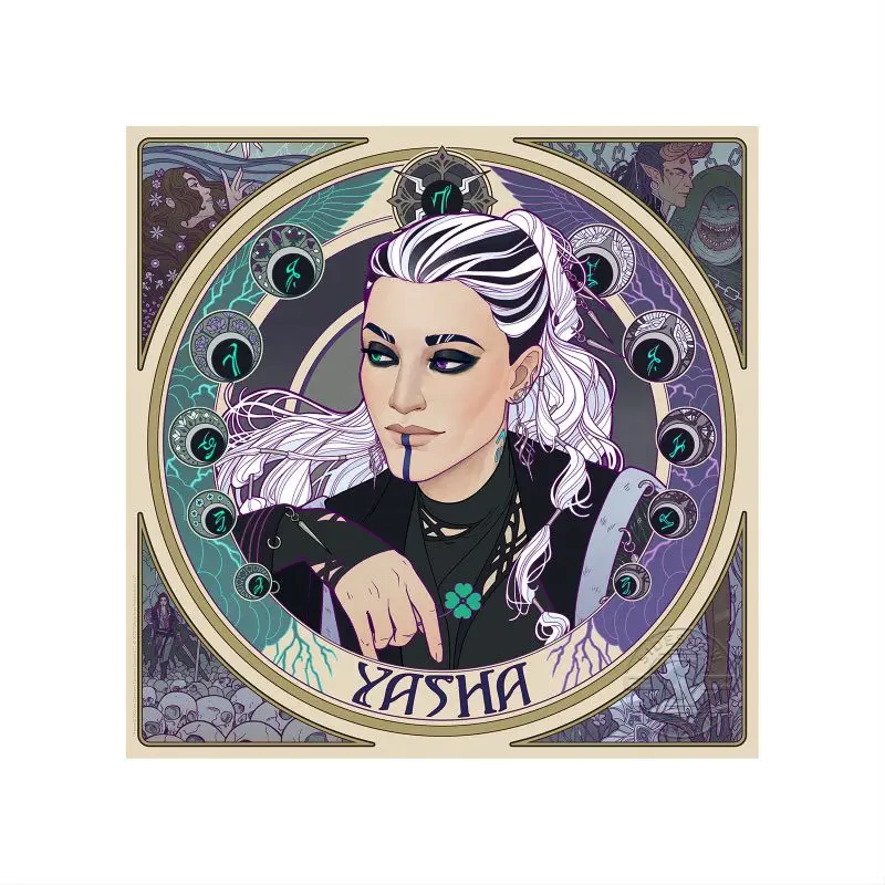 Critical Role Art Print Mighty Nein Portrait Series: Yasha 35 x 35 cm - unframed product photo