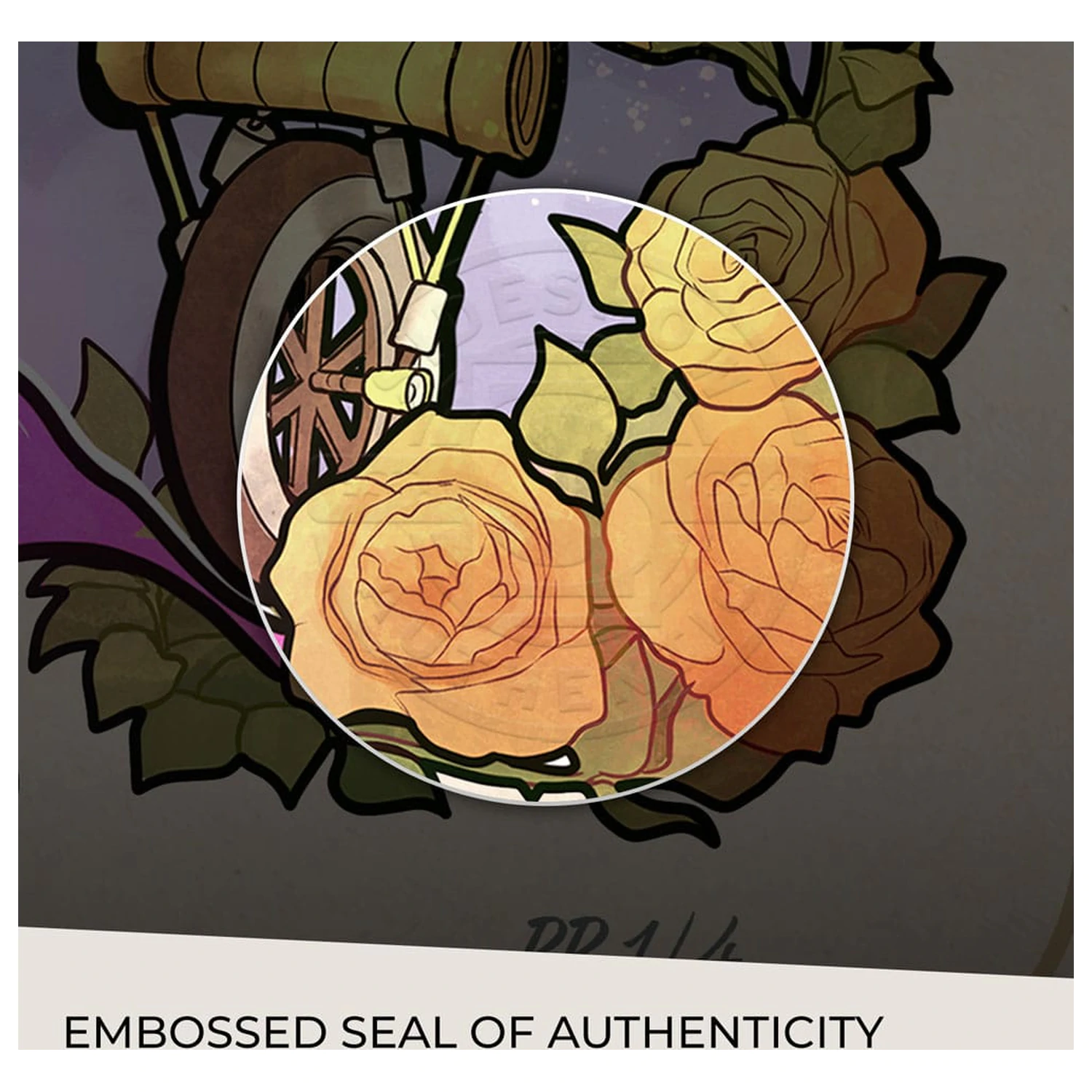 Critical Role Art Print Sam Riegel: 10th Anniversary Art Nouveau Illustrations 46 x 28 cm - unframed product photo