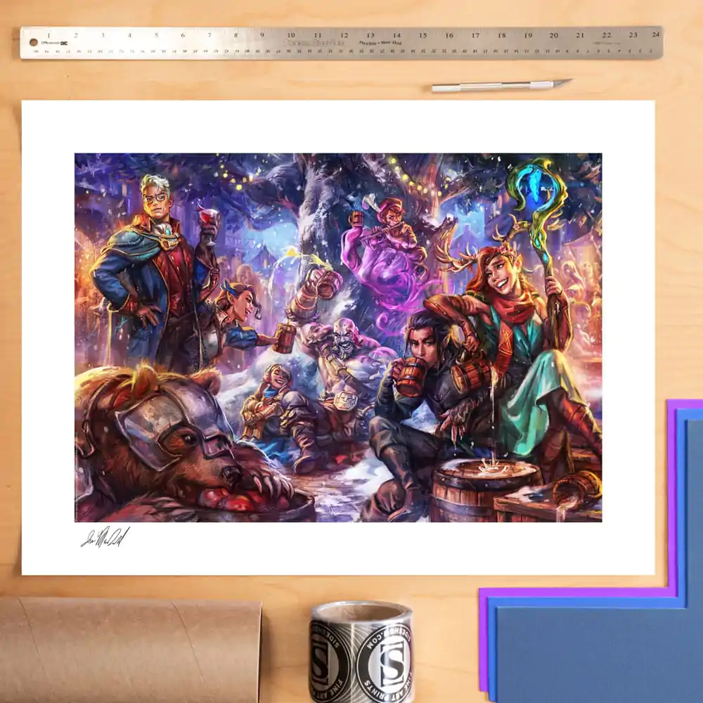 Critical Role Art Print Vox Machina: Winter's Crest at Whitestone 61 x 46 cm - unframed product photo