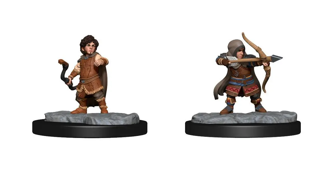Critical Role Unpainted Miniatures Lotusden Halfling Ranger Male Case (2) product photo