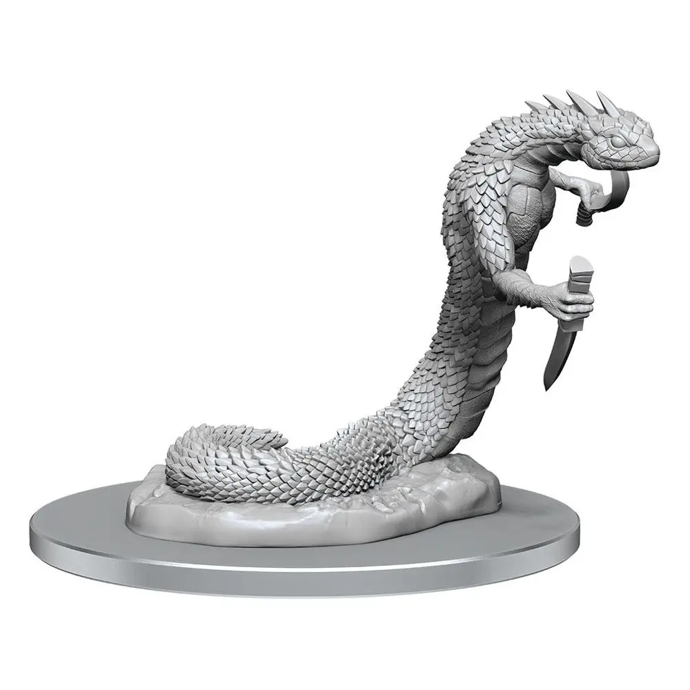 Critical Role Unpainted Miniatures Serpentfolk &amp; Serpentfolk Ghost product photo