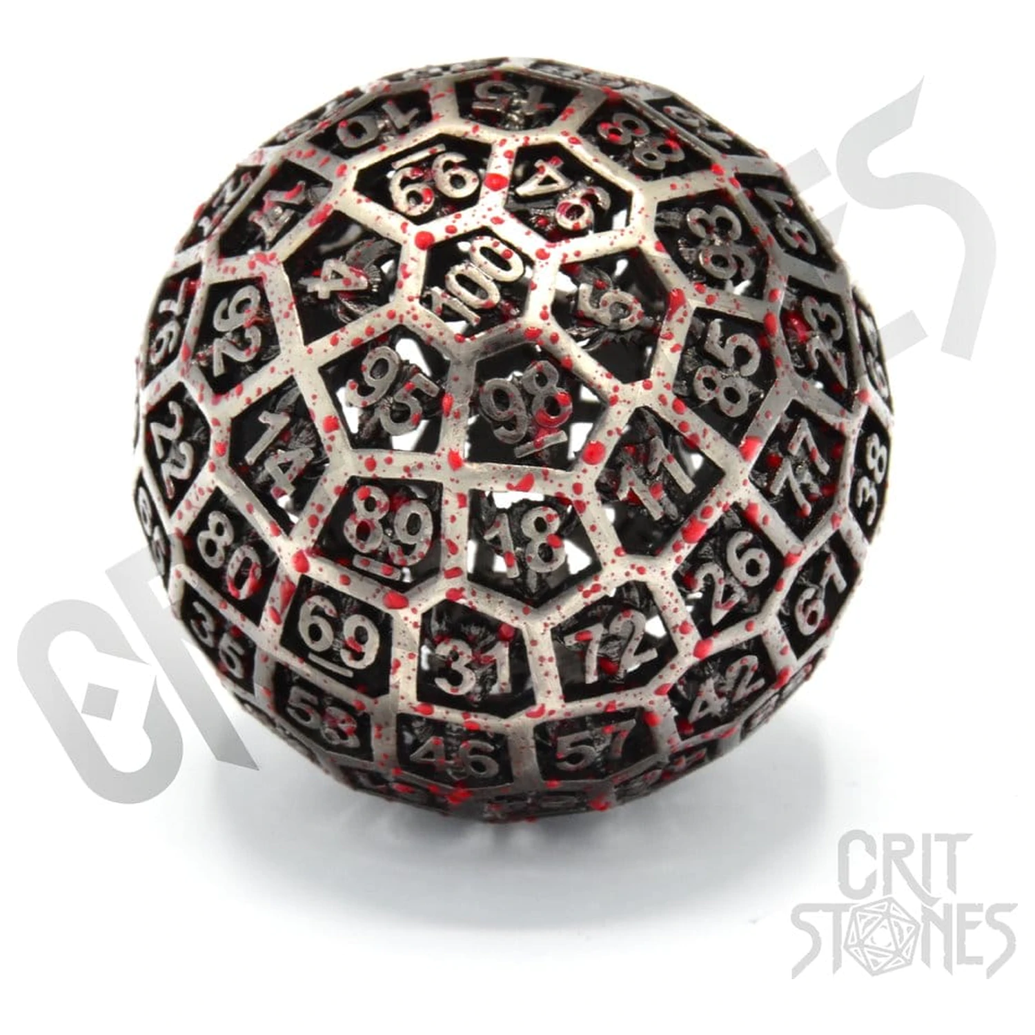 CritStones Hollow Metal Dice D100 Centigrave product photo