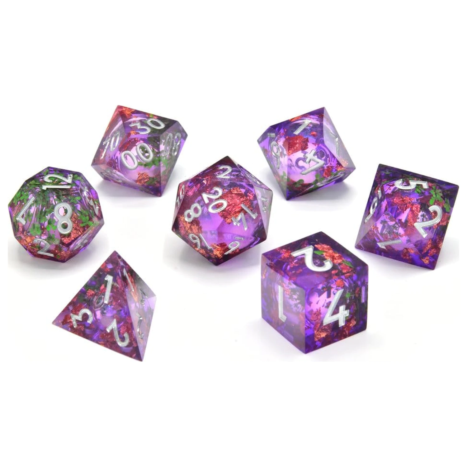 CritStones Liquid Core Dice Set Herbalist's Dream product photo