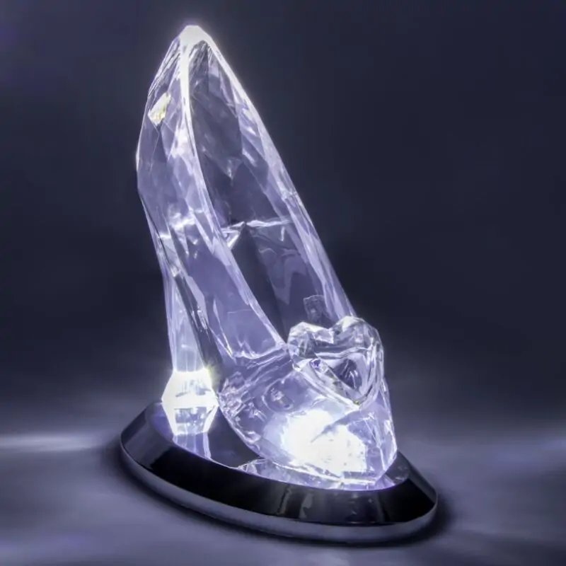 Crystal Shoe 3D lamp 19cm product photo