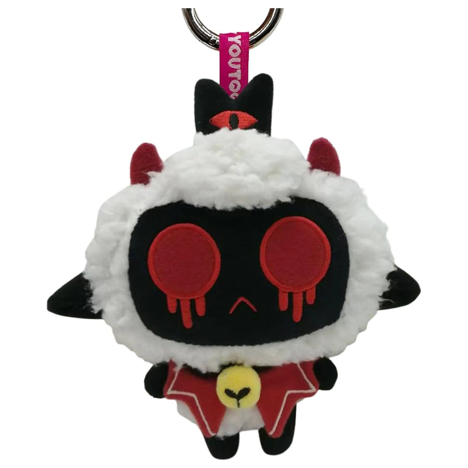 Cult of the Lamb Plush Keychain Possessed Lamb 13 cm         product photo