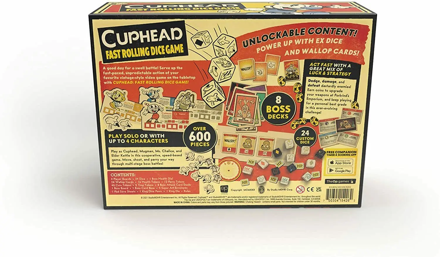 Cuphead Dice Game Cuphead Fast Rolling Dice Game *English Version* product photo